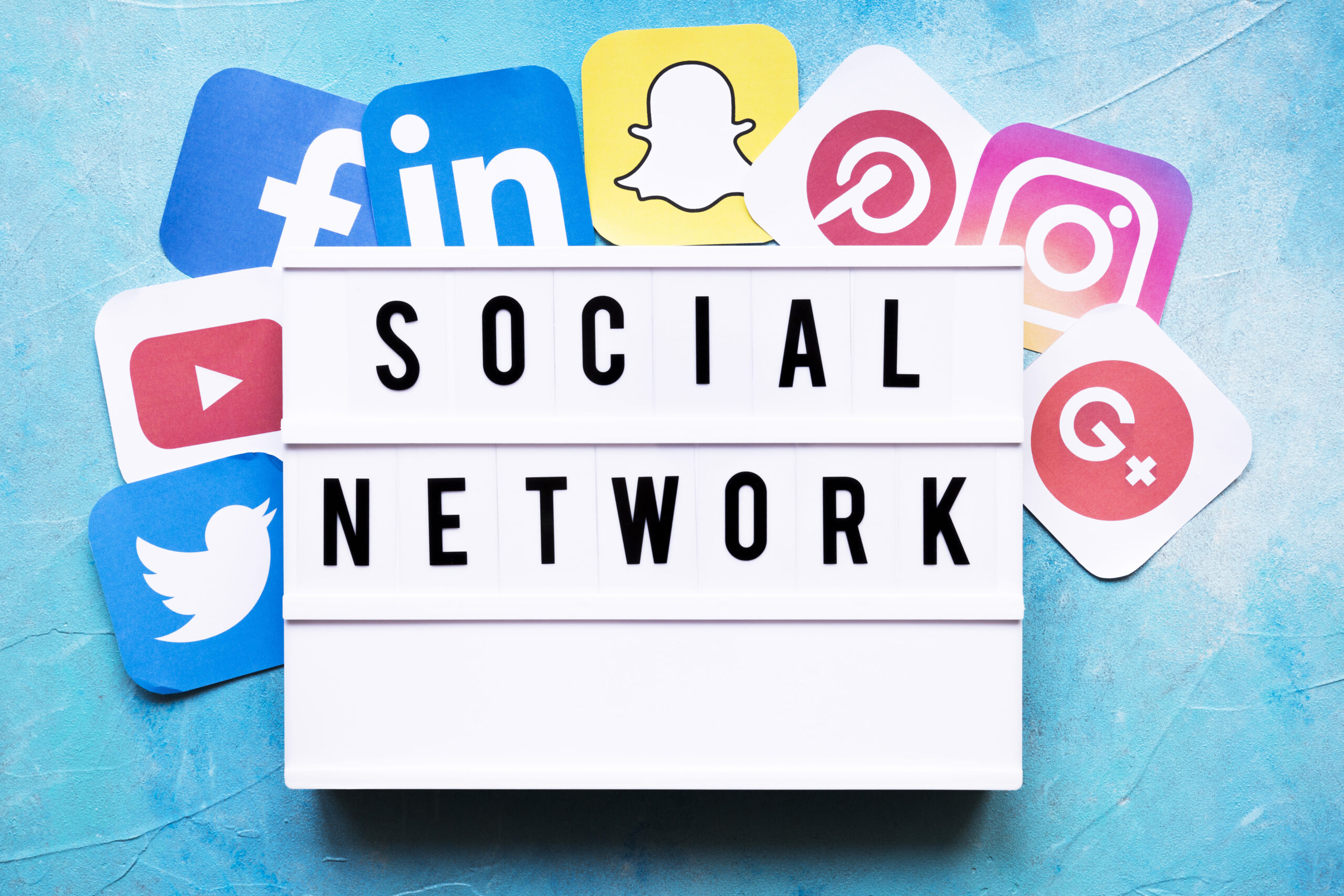 Symbool van 'Social Network'